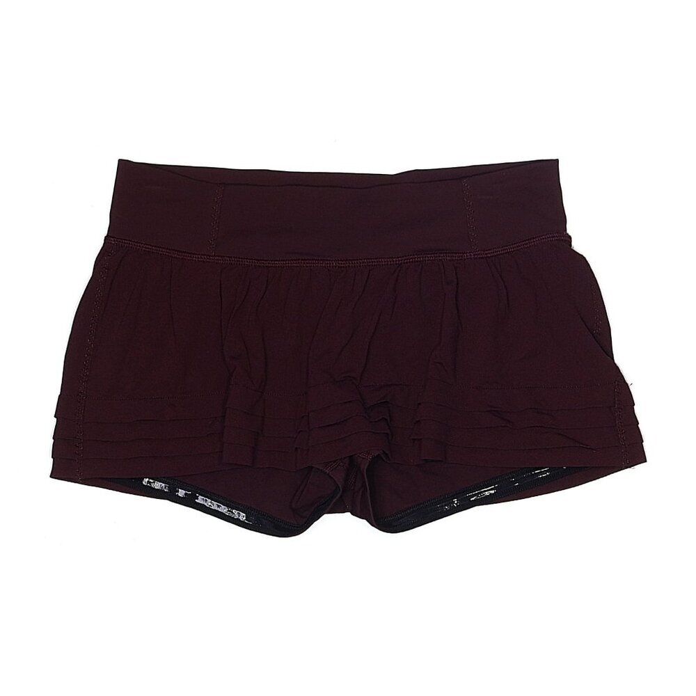 Lululemon Breath of Fire skirt maroon red run skort ,tennis, beach size 8